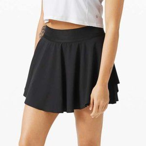 Court Rival HR Skirt *Tall, Black, Size 6, NWT